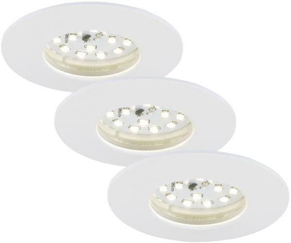 Briloner LED Einbauleuchten weiß 3er-Set 3xLED-Modul/5W (7204-036)