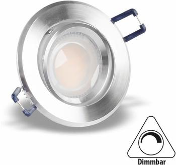 Mextronic LED 5W Warmweiss Einbauleuchte GU10 Rund 16302-1 dimmbar
