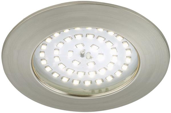 Einbaulampe (Strahler) Eigenschaften & Allgemeine Daten Briloner LED Einbauleuchte matt-nickel 1xLED-Modul/10,5W (7206-012)