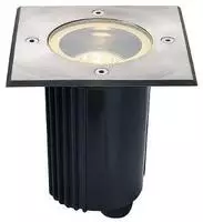 SLV 229324, SLV BODENEINBAUSTR. QPAR51 ECKIG 3 / SLV DASAR 80 IP67 26N628 229324