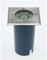 HEITRONIC Einbauleuchte "Potsdam" GU10 Bodenlampe, Bodeneinbauleuchte, begehbar,