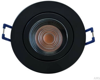 Megatron Einbaustrahler DECOCLIC rund IP44 GU10/GU5,3 schwarz (MT75208)