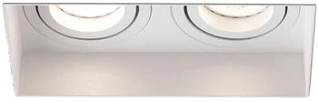 Faro Barcelona Hyde SQ Einbauleuchte schwenkbar GU10 2-flammig mattweiß (40122)
