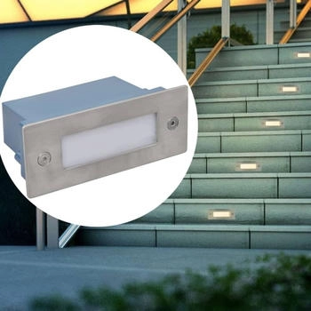 vidaXL LED-Wandeinbauleuchten für Treppen 6 Stk. (272493)