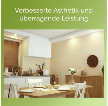 Philips Diamond Cut Ultra Efficient Einbaustrahler LED 2.2W 90mm 3000K 345 Lumen weiß (8720169308121)