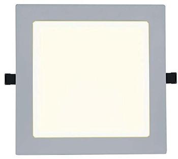 EVN LED Einbaupanel mit warmwei&szlig;em Licht silber IP20 21W 3000K 1600lm
