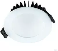 LED Deckeneinbauleuchte 15W 3000K/4000K IP54 Wei&szlig; &Oslash;120mm Einbaudurchmesser...