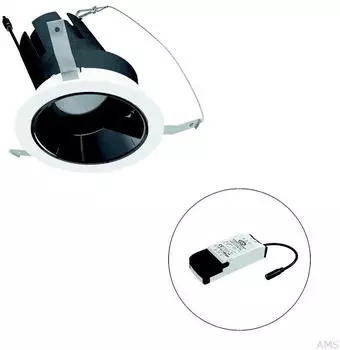 EVN F01R09A Modulare LED-Einbauleuchte 1800lm 3000K 38&deg; (F01R09AM1830L38P)