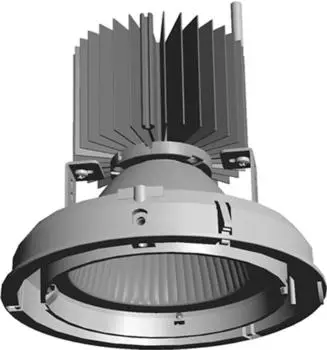 LTS Scene6 LED-Einbaustrahler 27W 2650lm 830 45° D154 silber (SCEKLP 6.2030.45)