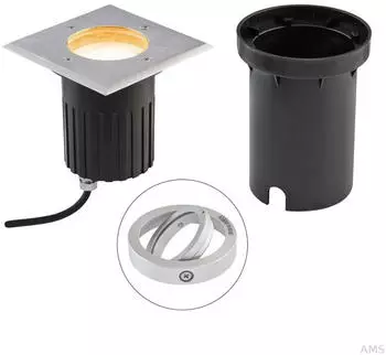 EVN LED-Bodeneinbauleuchte Edelstahl-Optik schwenkbar 370lm IP67 (678410402)