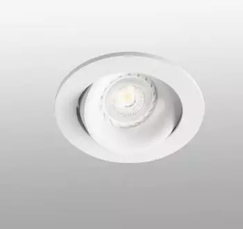 Faro Barcelona Arg&oacute;n Deckeneinbaustrahler rund GU10 wei&szlig; IP20 (43401)