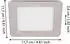 Eglo Fueva 5 LED Einbauleuchte 650lm 3000K IP20 (99167)