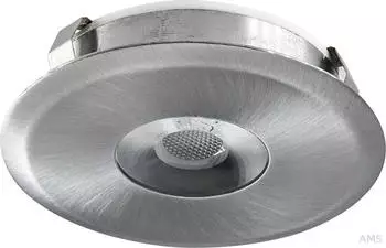 EVN LED Einbauleuchte rund, Aluminium poliert, 3W 3000K 285lm (L23031302)