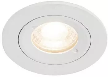 QAZQA Xena Smart LED Einbaustrahler GU10 Rund Weiß Aluminium IP44 (109559)