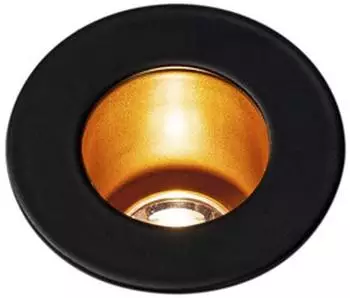 SLV Horn Mini LED-Deckeneinbauleuchte schwarz/gold 3000K 12&deg; (1000917)