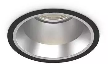 IDEAL LUX Off Round Einbauleuchte 15W 4000K Schwarz (266565)