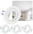 Sweet LED SW-RW05 Einbaustrahler-Rahmen GU10 IP44 Aluminium weiß matt, 4er-Set (SW-RW05)