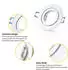 Sweet LED SW-RW05 Einbaustrahler-Rahmen GU10 IP44 Aluminium weiß matt, 4er-Set (SW-RW05)
