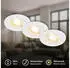 Briloner Piwo LED-Einbaustrahler 3er-Set, 230V 4,7W 400lm, Schwenkbar, Warmweiß (7663036)