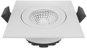 Sigor DILED 68 LED-Einbauleuchte 6W 3000K eckig dimmbar wei&szlig; (5734201)