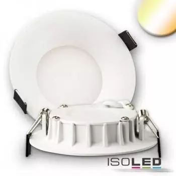 ISOLED LED Downlight Ultraflach 8W ColorSwitch 2600/3100/4000K dimmbar (112941)