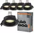 Osram Spot Set LED Einbaustrahler GU10 2,6W 200lm 2700K Schwarz