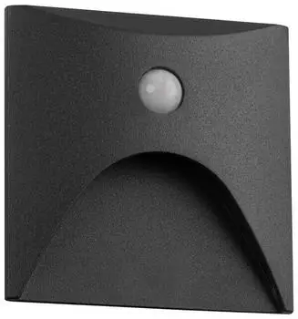 Kanlux EXIN LED-Treppenleuchte Bewegungsmelder 3000K IP65 grau (39131)