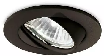 IDEAL LUX Swing Einbaustrahler GU10 schwenkbar Schwarz IP20 (243825)