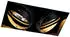 QAZQA Oneon Trimless Einbaupunkt 2-flammig GU10 AR111 Schwarz (102813)