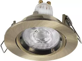 Osram Spot Set Twistlock LED-Einbaustrahler flexibel, Messing, 2,6W 2700K