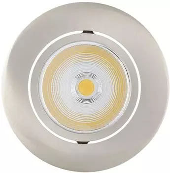 Nobilé 5068 ECO Flat LED-Deckeneinbaustrahler 8W 3000K, nickel-gebürstet, 38° (1857070923)