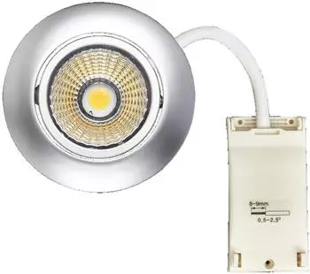 Nobilé 5068 ECO DOB LED-Einbaustrahler 6W, 3000K, dimmbar, chrom-matt (1867050123)