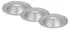 Briloner Einbauleuchten-Set 3er LED IP44 warmweiß, chrom matt-silber, 95x54mm (7041-034)