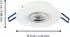 Eglo Zujar LED-Einbauleuchten 3er-Set, weiß, warmweiß 3000K, 3x3,4W (ZUJAR)