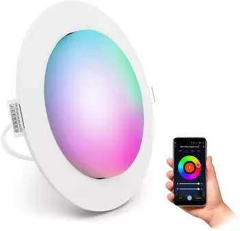 SSC-LUXon RX-3 Einbaustrahler flach, Smart RGB WiFi, dimmbar, 6W, GX53 (RX-3)