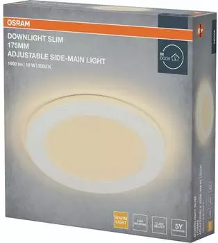 Osram LED-Deckenstrahler rund 18W 1400lm 3000K warmwei&szlig; (4058075853935)