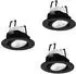 Eglo Saliceto-Z Einbauleuchte RGB/CCT Ø88mm 3x490lm schwarz (902287)