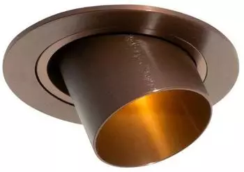 QAZQA Installa Einbaustrahler GU10 35mm rund schwenkbar, dunkelbronze (108275)