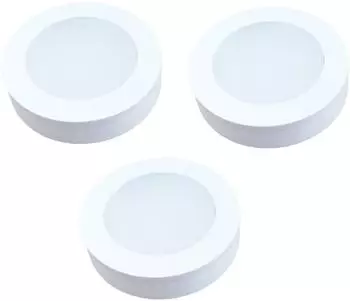 Kalb LED Einbauspot 3er Set Aluminium weiß 3W warmweiß 12VDC (KA230009_S3)