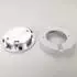 Kalb LED Einbauspot 3er Set Aluminium weiß 3W warmweiß 12VDC (KA230009_S3)