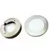 Kalb LED Einbauspot 3er-Set 3W warmweiß, Edelstahl gebürstet, 12VDC
