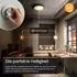 ENOVALITE LED Panel 24W 2400lm CCT 2700-5700K dimmbar schwarz (ELED300311)