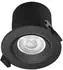 PRIOS Shima LED-Einbauleuchte, schwarz, 7W, 3000K, dimmbar (10031405)