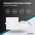 Luxula LED Downlight CCT 24W 2565lm quadratisch weiß IP44 (LX300121-6)