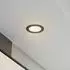 PRIOS Rida LED-Einbaustrahler schwarz, CCT, IP44 (10031407)