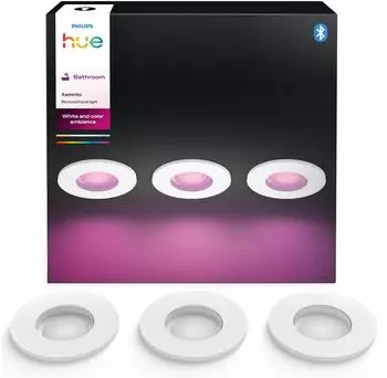 Philips Hue Xamento recessed 3x4.2W white