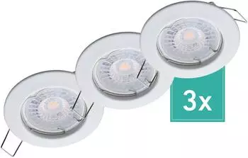 Oktaplex Sedan LED-Einbaustrahler wei&szlig;, dimmbar, warmwei&szlig; 2700K, 230V