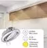 Oktaplex Dijon LED-Einbaustrahler 9er-Set, dimmbar, schwenkbar, chrom, warmweiß 2700K 4,8W 230V