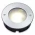 Licht-Erlebnisse ZOTSEN Bodeneinbaustrahler LED 9,2W warmweiß IP67 Edelstahl/Glas Ø12cm (LE127741)