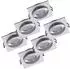 Oktaplex Lyon Einbaustrahler LED 5W 3000K dimmbar, 6er Set (6x17135.3K)